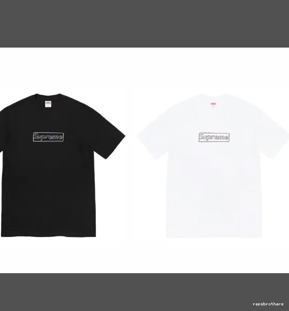 XL Logo Chalk Bogo sleeved Black KAWS S M Short White and Tee Chalk T-shirt L 21SS 0706